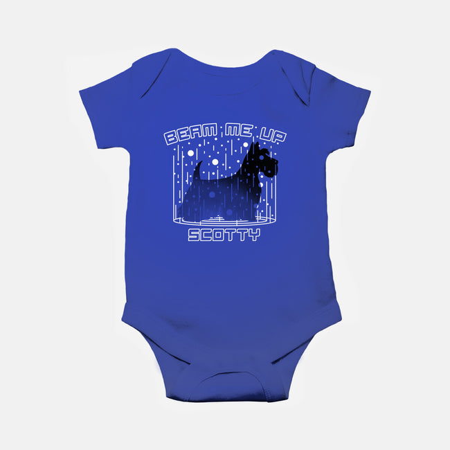 Beam Me Up-baby basic onesie-CoD Designs