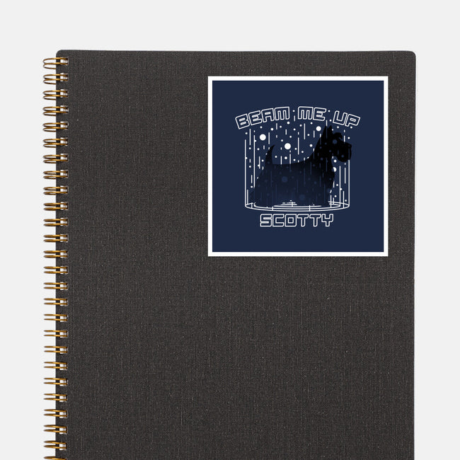 Beam Me Up-none glossy sticker-CoD Designs