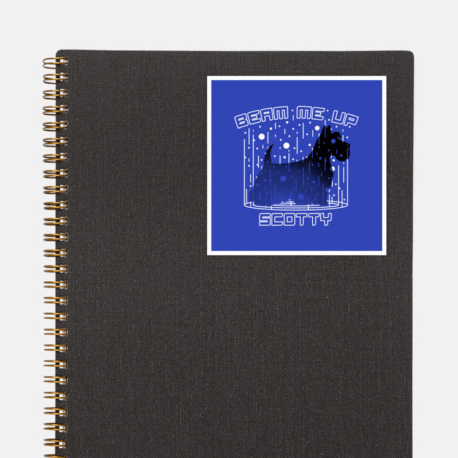 Beam Me Up-none glossy sticker-CoD Designs
