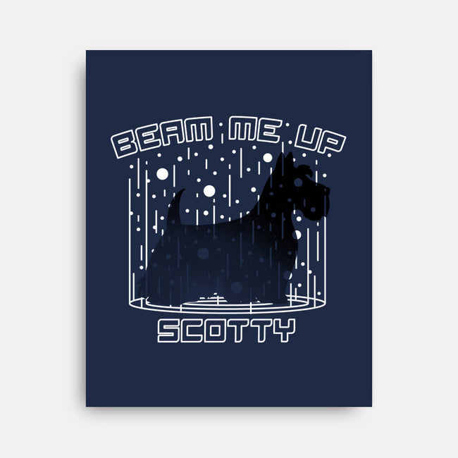 Beam Me Up-none stretched canvas-CoD Designs