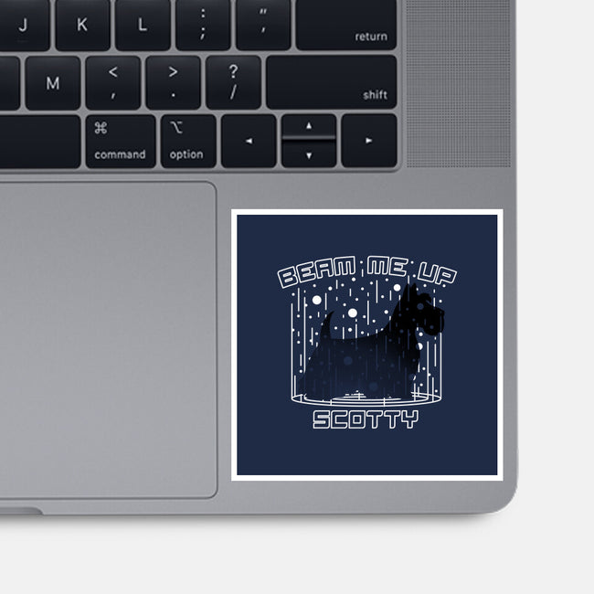 Beam Me Up-none glossy sticker-CoD Designs