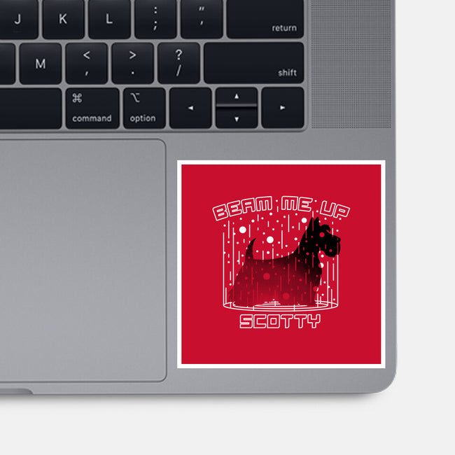 Beam Me Up-none glossy sticker-CoD Designs