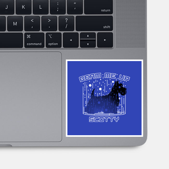 Beam Me Up-none glossy sticker-CoD Designs
