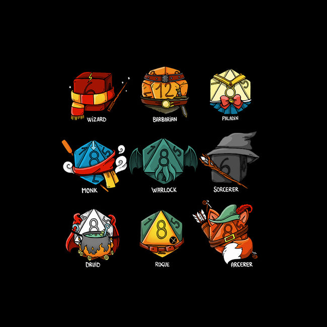 Dice Nerd-mens basic tee-Vallina84