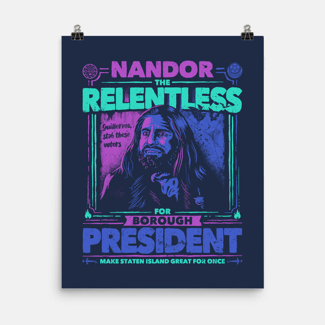 Nandor For Beep-none matte poster-teesgeex
