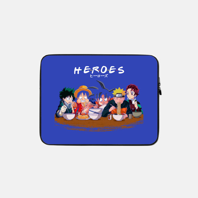 Heroes-none zippered laptop sleeve-Angel Rotten