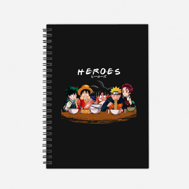 Heroes-none dot grid notebook-Angel Rotten