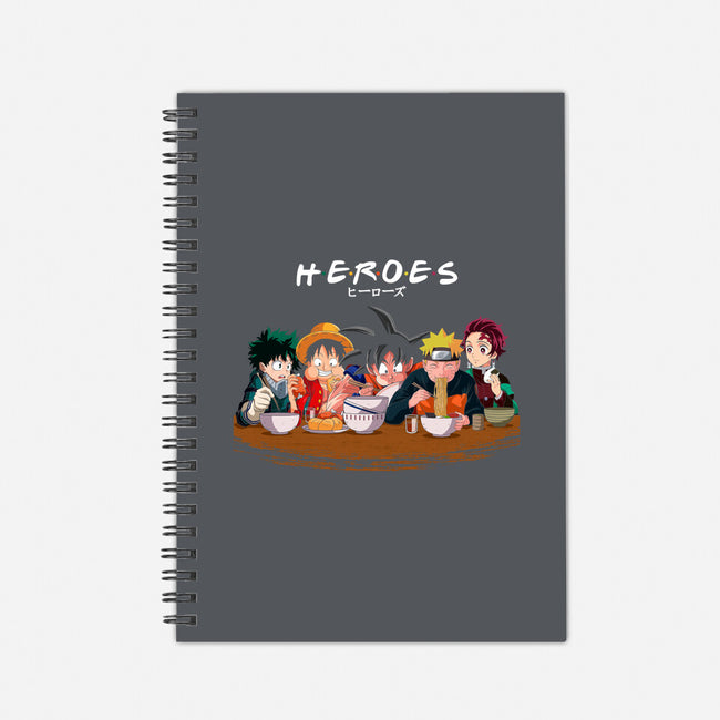 Heroes-none dot grid notebook-Angel Rotten