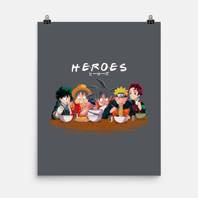 Heroes-none matte poster-Angel Rotten