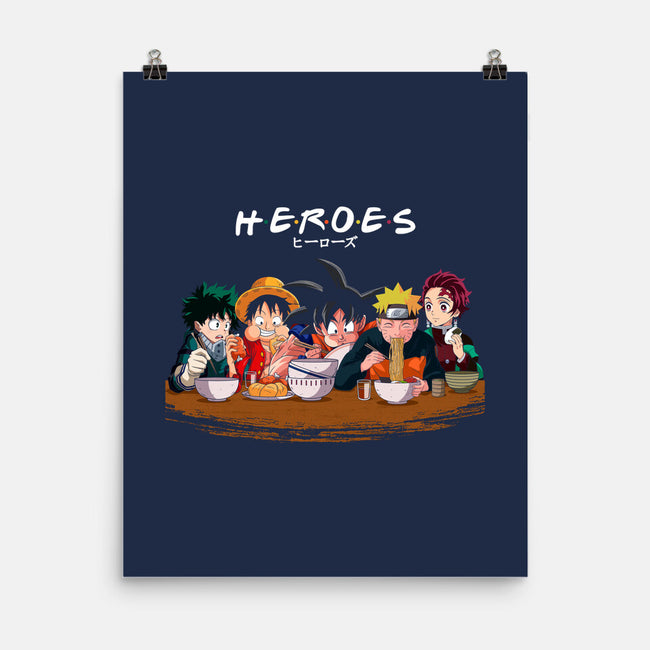 Heroes-none matte poster-Angel Rotten