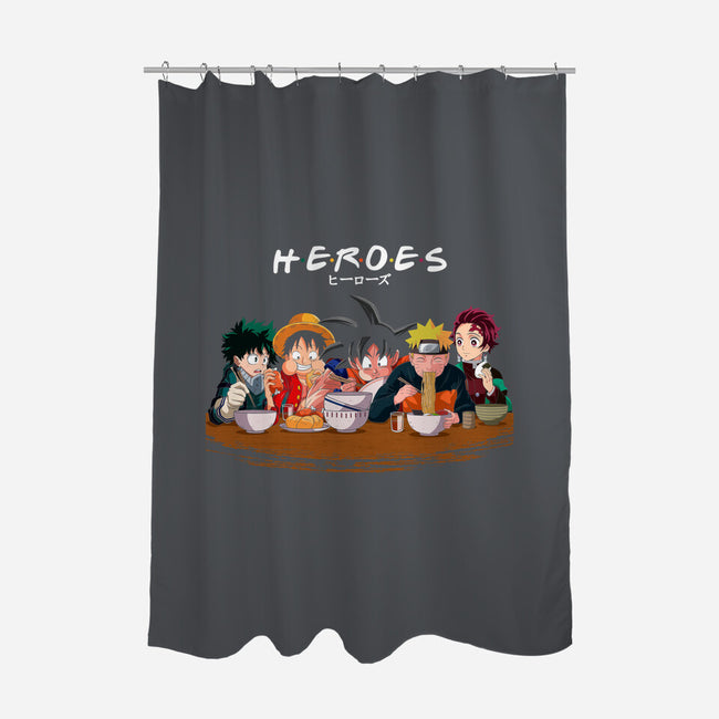 Heroes-none polyester shower curtain-Angel Rotten