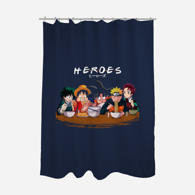 Heroes-none polyester shower curtain-Angel Rotten