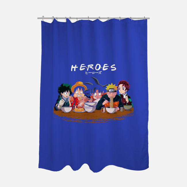 Heroes-none polyester shower curtain-Angel Rotten