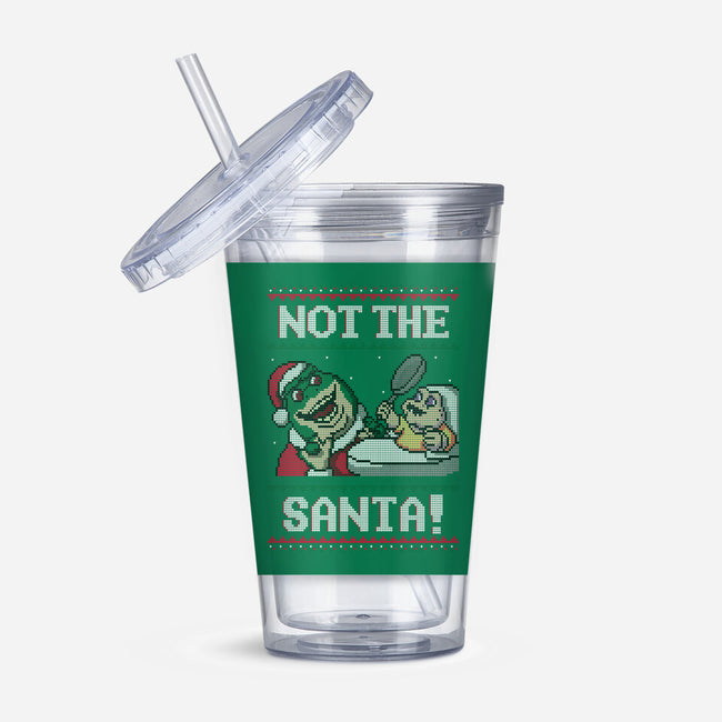 Not The Santa-none acrylic tumbler drinkware-Raffiti
