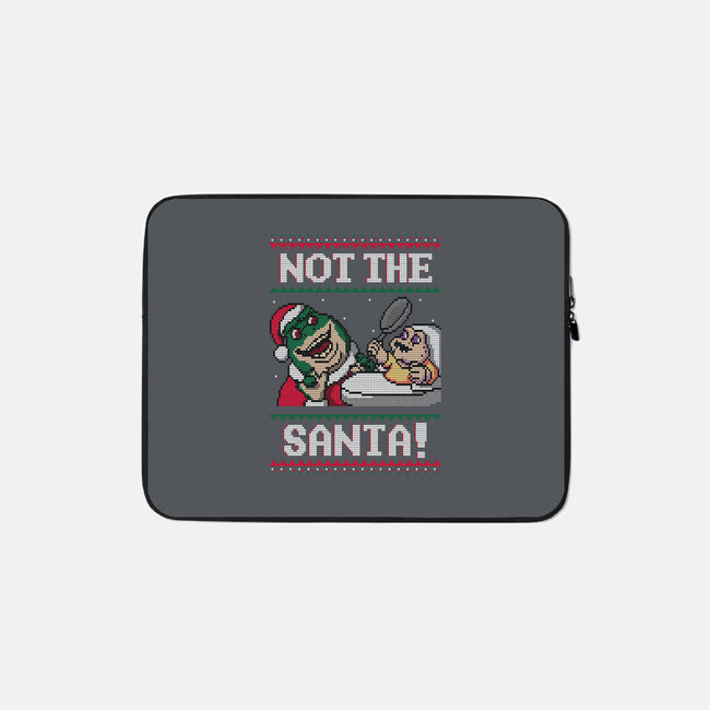 Not The Santa-none zippered laptop sleeve-Raffiti
