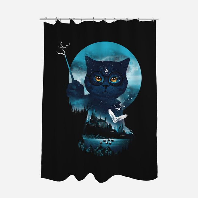 Furry Potter-none polyester shower curtain-dandingeroz