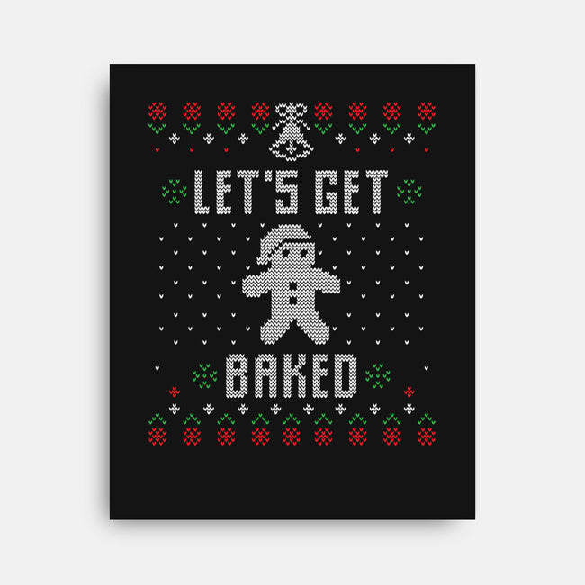 Lets Get Baked-none stretched canvas-Sdarko