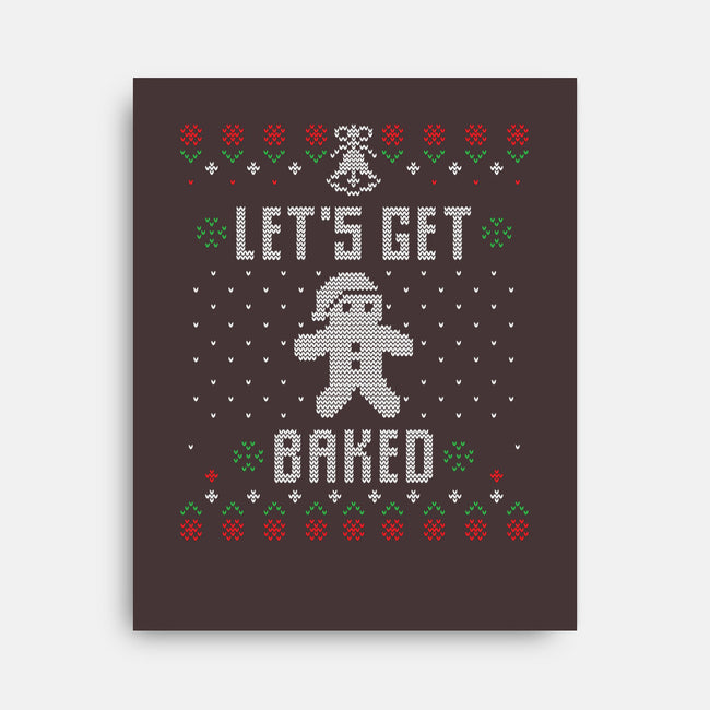 Lets Get Baked-none stretched canvas-Sdarko