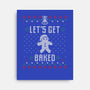 Lets Get Baked-none stretched canvas-Sdarko