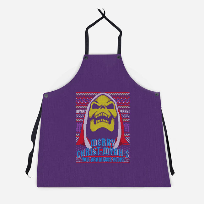 Merry Christ-Myah-s-unisex kitchen apron-boltfromtheblue