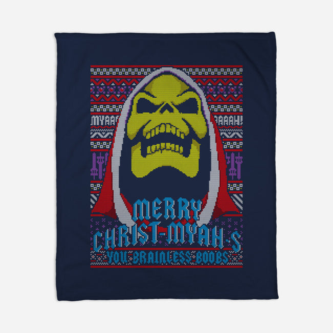Merry Christ-Myah-s-none fleece blanket-boltfromtheblue