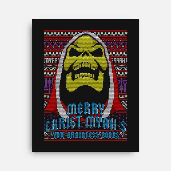 Merry Christ-Myah-s-none stretched canvas-boltfromtheblue