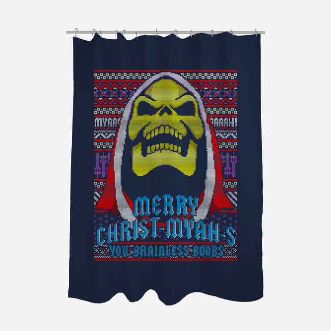 Merry Christ-Myah-s-none polyester shower curtain-boltfromtheblue