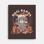 Hail Santa Claus-none stretched canvas-eduely