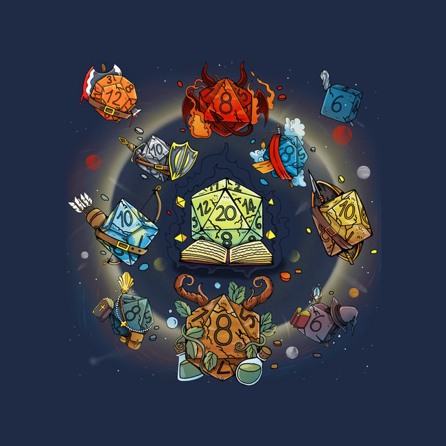 Black Hole Dice-mens basic tee-Vallina84