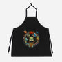 Black Hole Dice-unisex kitchen apron-Vallina84