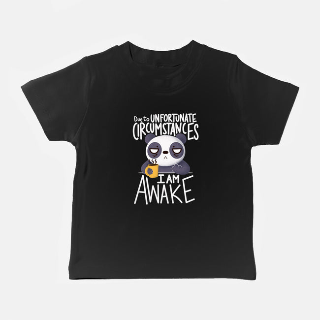 Morning Panda-baby basic tee-TaylorRoss1