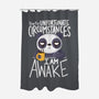 Morning Panda-none polyester shower curtain-TaylorRoss1