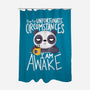 Morning Panda-none polyester shower curtain-TaylorRoss1