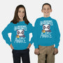 Morning Panda-youth crew neck sweatshirt-TaylorRoss1