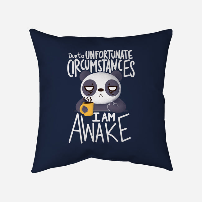 Morning Panda-none removable cover w insert throw pillow-TaylorRoss1