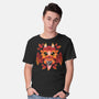 Dragon Of Leaves-mens basic tee-NemiMakeit