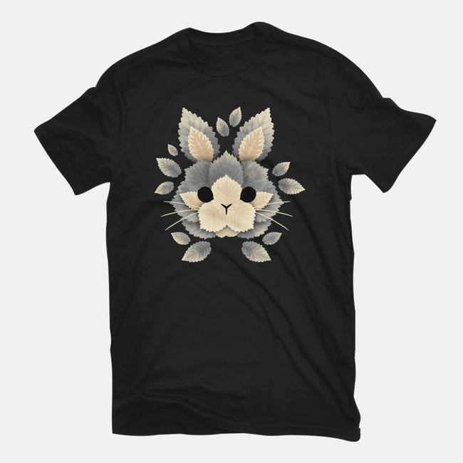 Bunny Of Leaves-mens basic tee-NemiMakeit