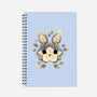 Bunny Of Leaves-none dot grid notebook-NemiMakeit