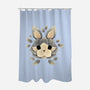 Bunny Of Leaves-none polyester shower curtain-NemiMakeit