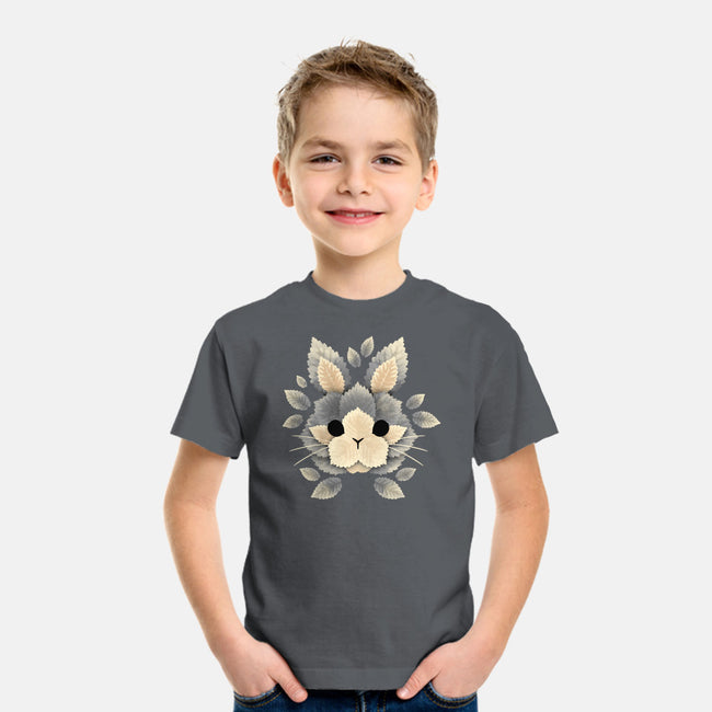 Bunny Of Leaves-youth basic tee-NemiMakeit
