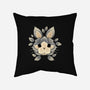 Bunny Of Leaves-none removable cover w insert throw pillow-NemiMakeit