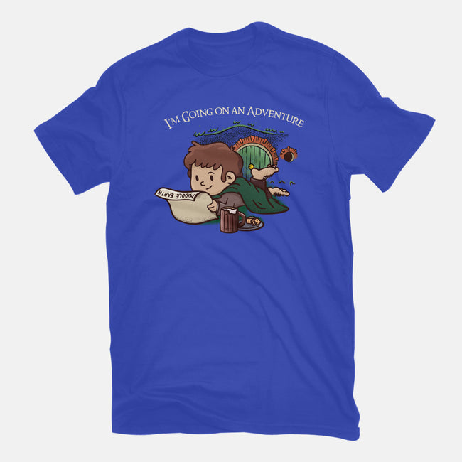 I'm Going On An Adventure-youth basic tee-doodletoots