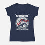 Death On Wheels-womens v-neck tee-Nemons
