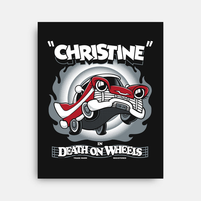 Death On Wheels-none stretched canvas-Nemons