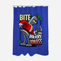 Bite my Merry XmASS-none polyester shower curtain-Boggs Nicolas