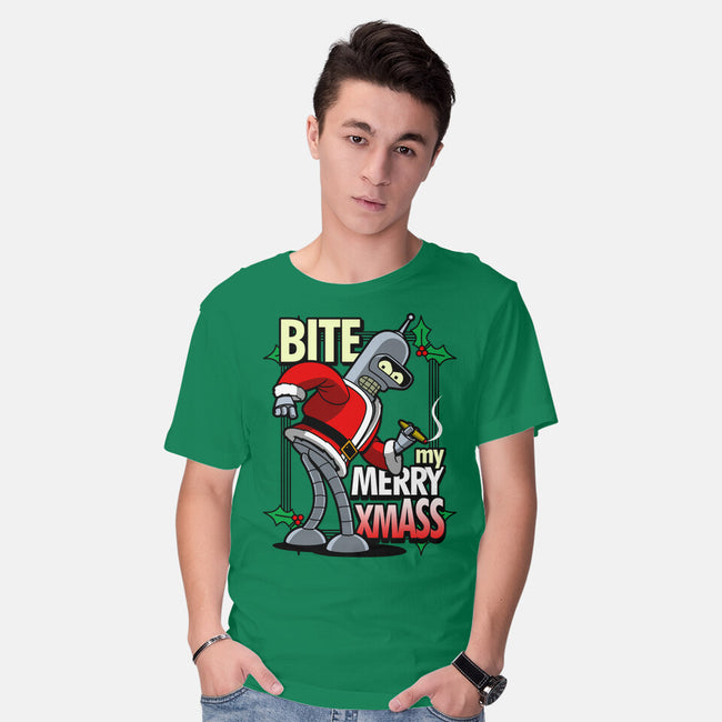 Bite my Merry XmASS-mens basic tee-Boggs Nicolas
