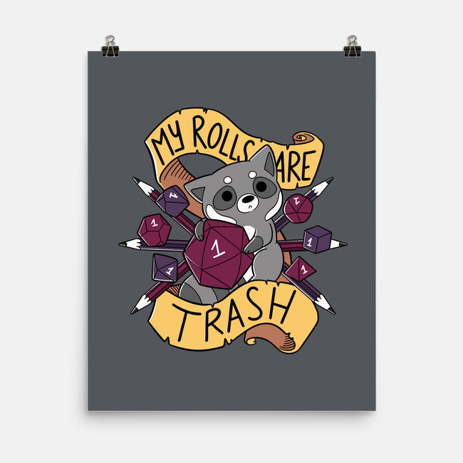 RPG Raccoon-none matte poster-TaylorRoss1