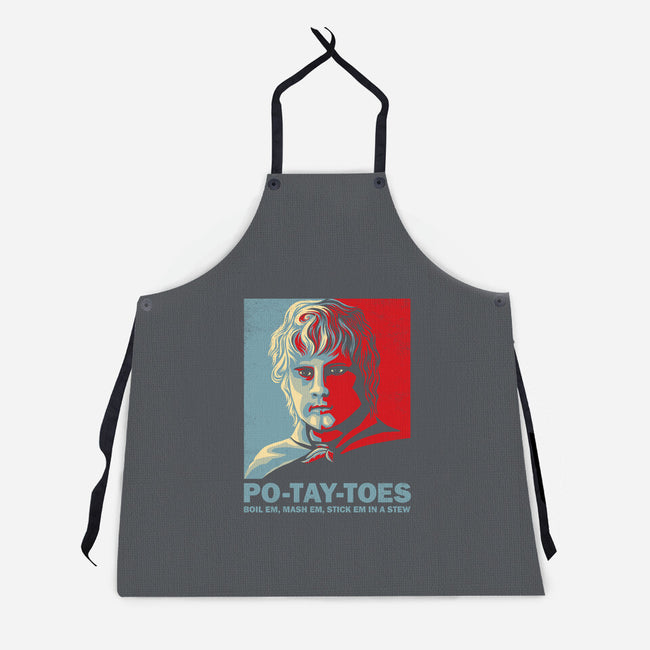 Po-Tay-Toes-unisex kitchen apron-kg07