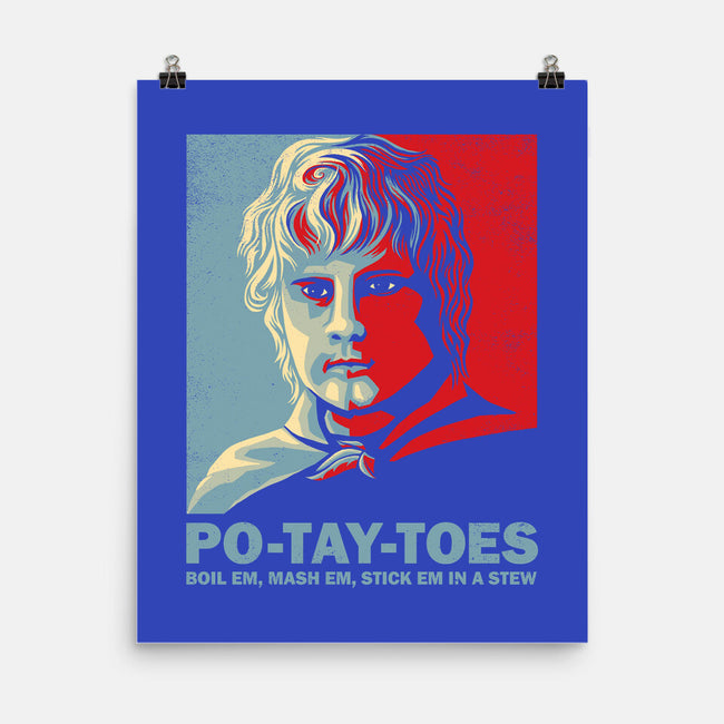 Po-Tay-Toes-none matte poster-kg07