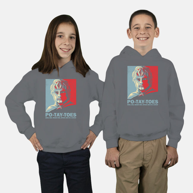Po-Tay-Toes-youth pullover sweatshirt-kg07